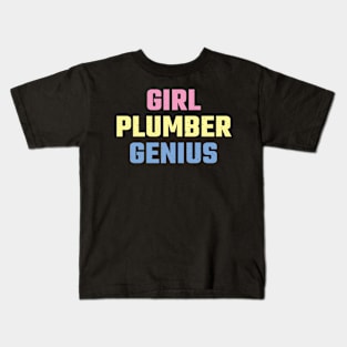 plumber girl Kids T-Shirt